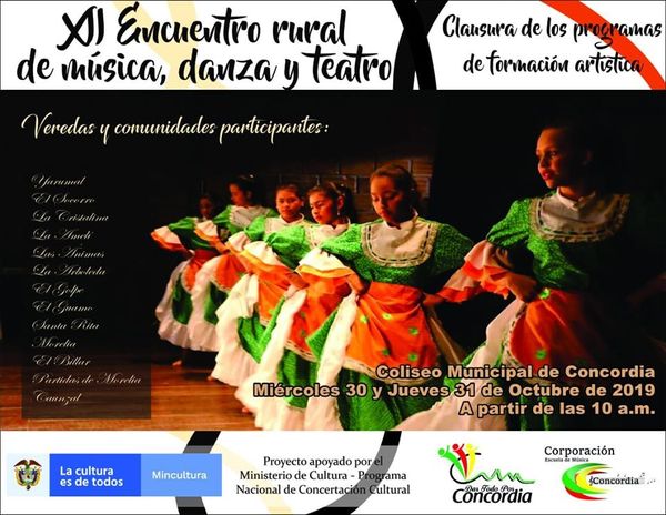 XII Encuentro Rural de Música, Danza y Teatro